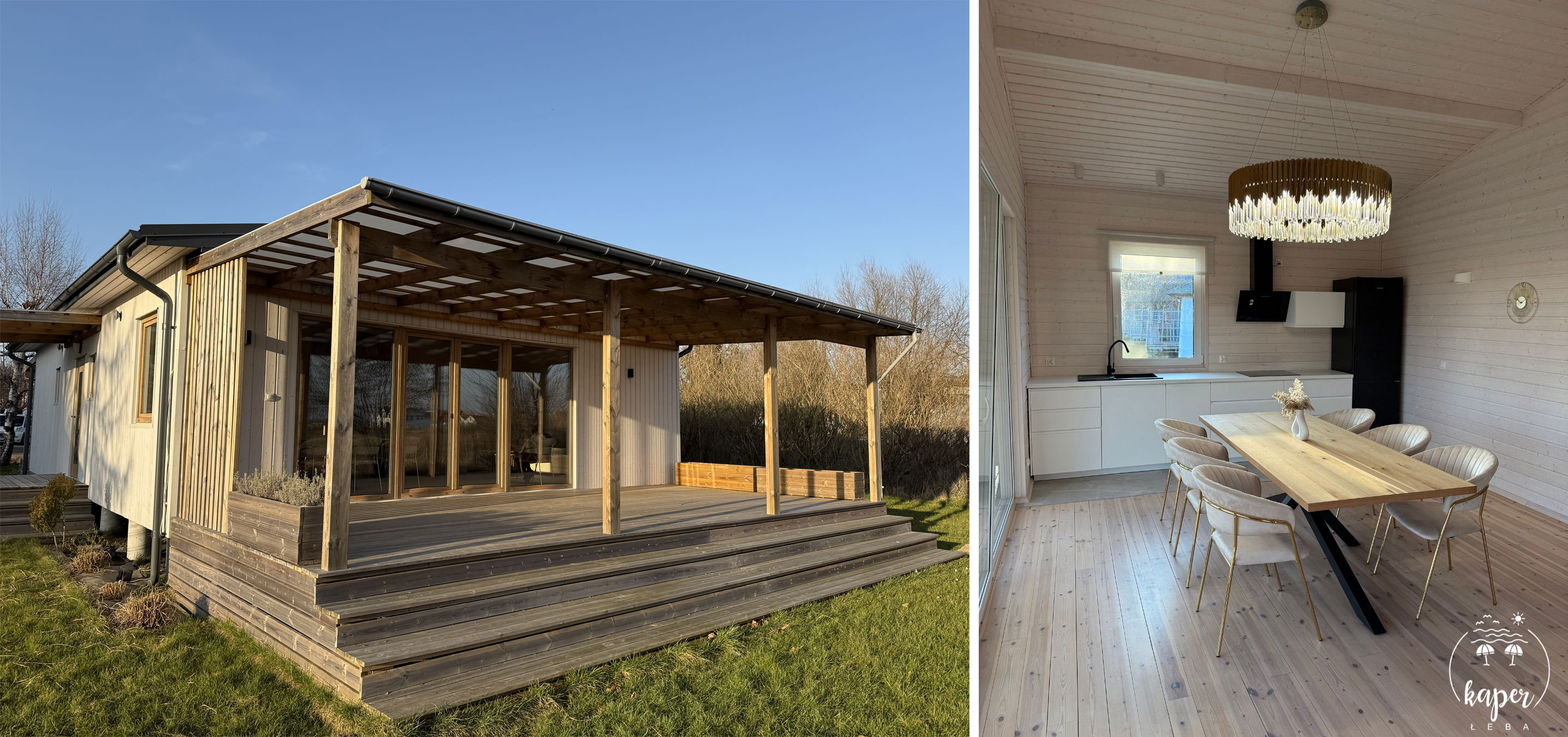 Kaper Łeba panorama